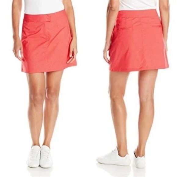 NWT PUMA khaki Dry cell tech skirt skort oatmeal tan women’s 4 golf tennis - Picture 3 of 6